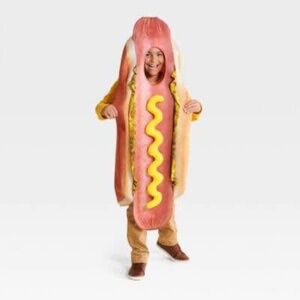 BRAND NEW kid / adult hot dog halloween costume (one size - age 8+)
